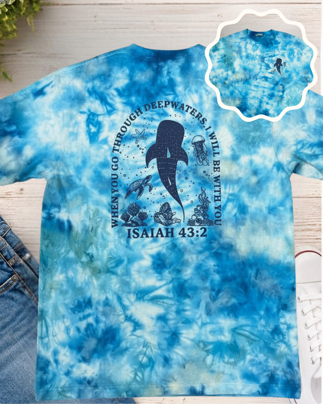 Ocean Deep Tie Dye Tee