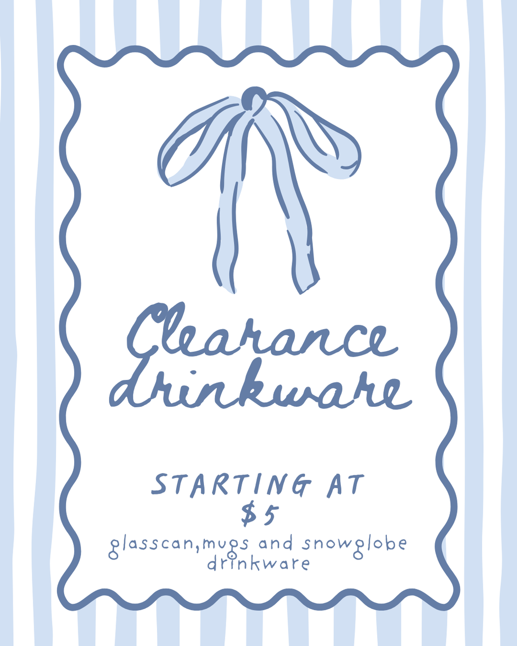 Clearance Drinkware