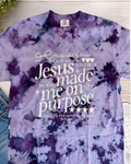 Made On Purpose Plum Tie Dye tee